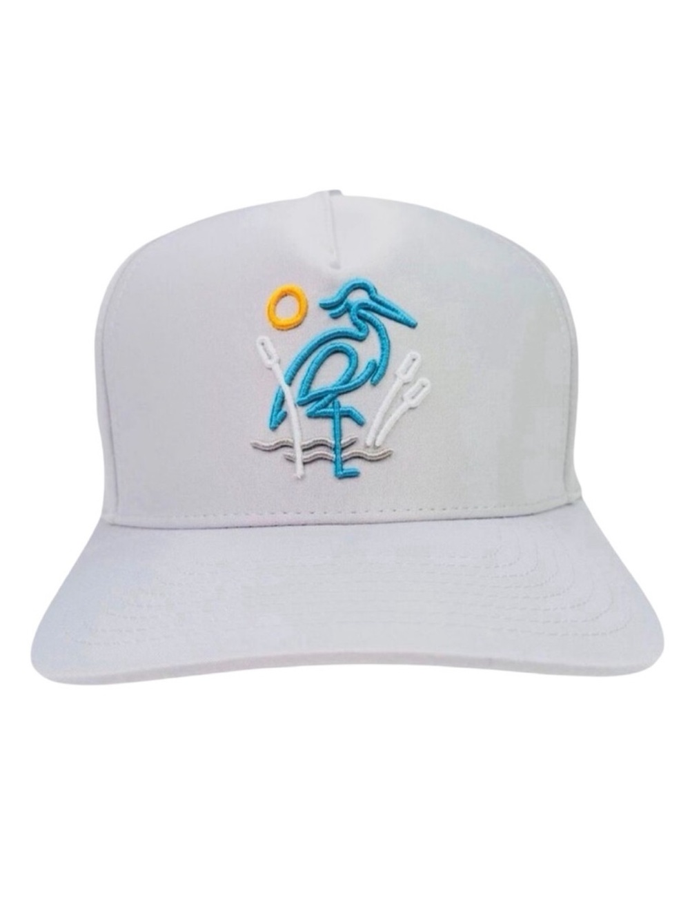 Waggle Flamingo Grey SnapBack Hat- NEW!! Golf
